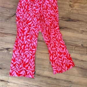 a new day Red and Pink Wide Leg Pants